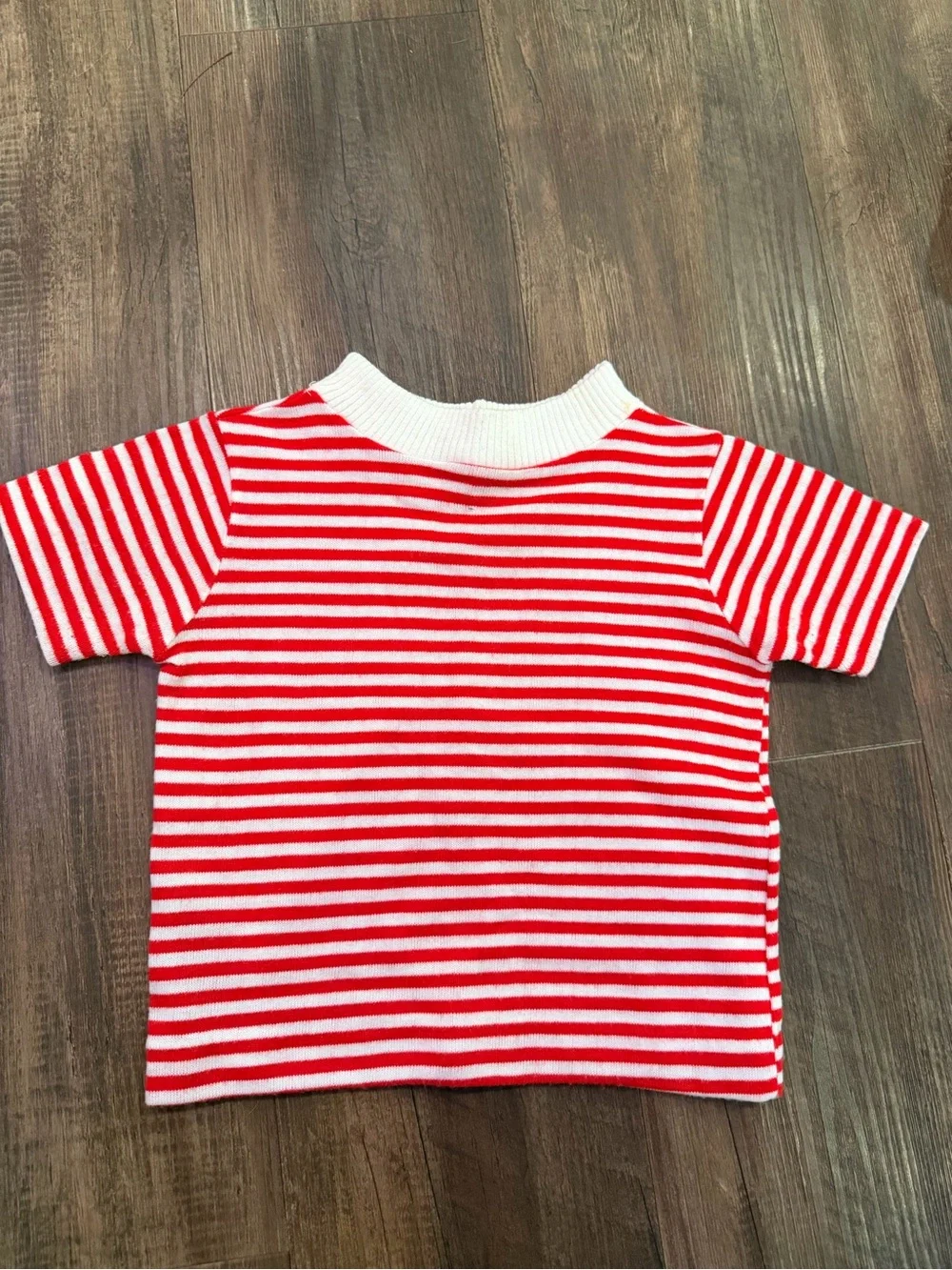 Vintage Navy & Red Kids Matching Romper Set from 1960’s